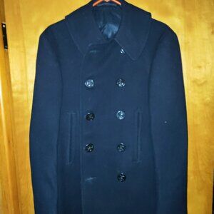Vintage WW2 Navy Pea Coat, made by Naval Clothing Factory, excellent condition,
